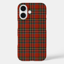 Padrão Real de Xadrez Vermelha de Stewart Tartan