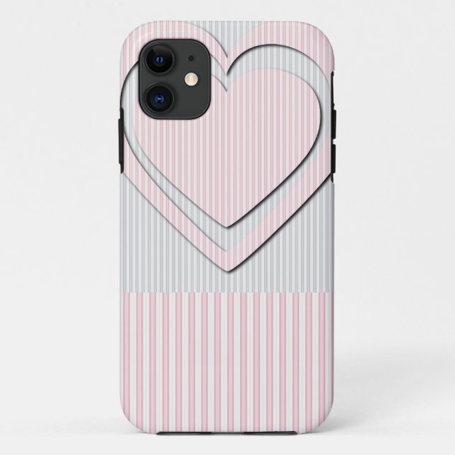 Padrão Retroativo Rosa Rosa nº 1 - capas de iphone (Verso)