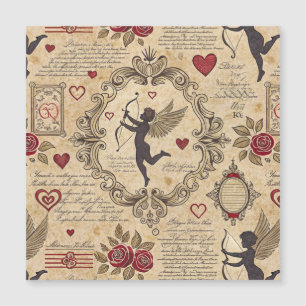 Padrão Romântico de Vintage Cupid (9)