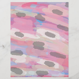 Padrão Rosa Abstrato Camo
