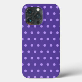 Padrão Roxo de Bolinhas