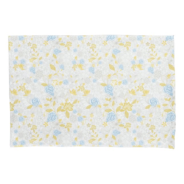 Padrão sem costura da Flor Turquesa Floral (Frente)