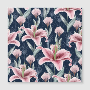 Padrão Sem Costura De Flor Rosa.