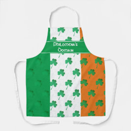 padrão SHAMROCK | Irish Flag Apron