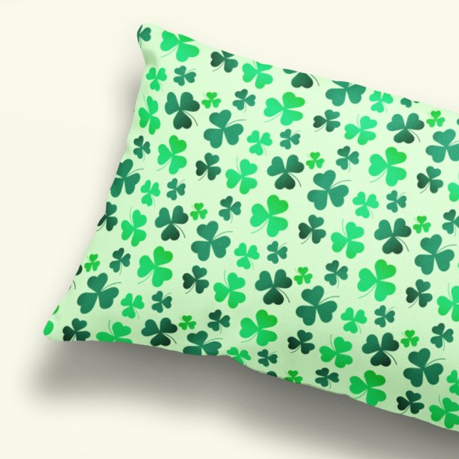 Padrão Shamrock Moderno Elegante Verde (Criador carregado)