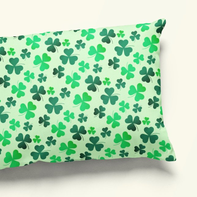 Padrão Shamrock Moderno Elegante Verde (Criador carregado)