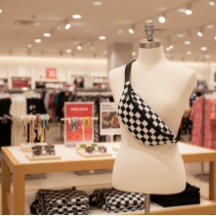 Padrão sofisticado de verificação em preto e branc