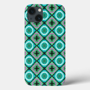 Padrão Suzani com Motifs Uzbeques e Kazakh