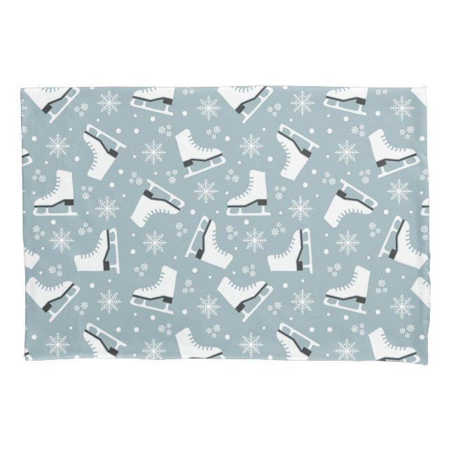 Padrão temático de inverno com skates de gelo (Frente)