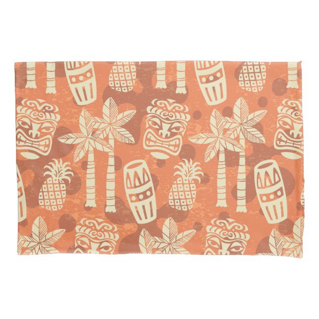 Padrão Tiki Moderno Retro de Meados do Século (Frente-Esquerda)