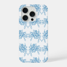 Padrão Toile Francês Azul