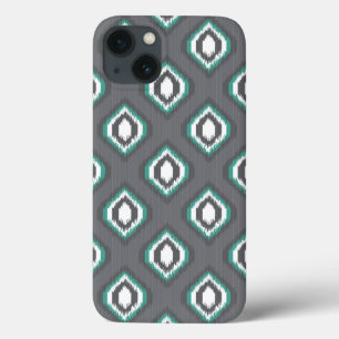 Padrão tribal de retro-ikat geométrico