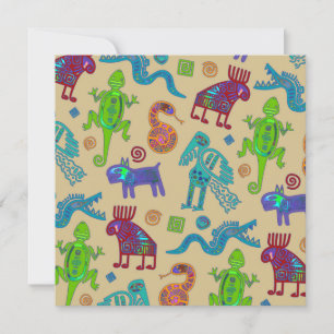 Padrão Tribal Primitivo da Cultura Mexicana Africa