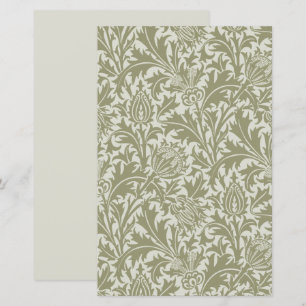 Padrão Verde de Cardo de William Morris