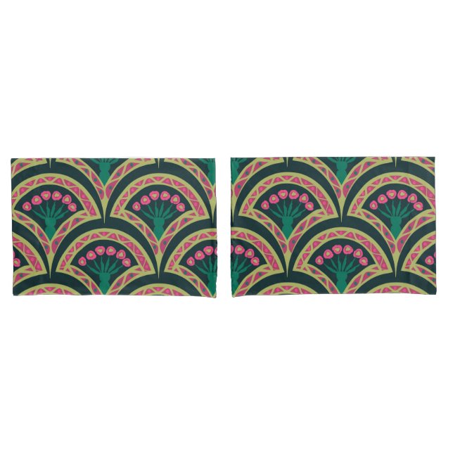 padrão verde em forma de shell (Frente - conjunto)