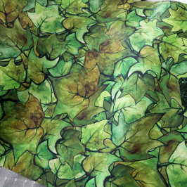 Padrão Verde Inglês Ivy Nature Watercolor
