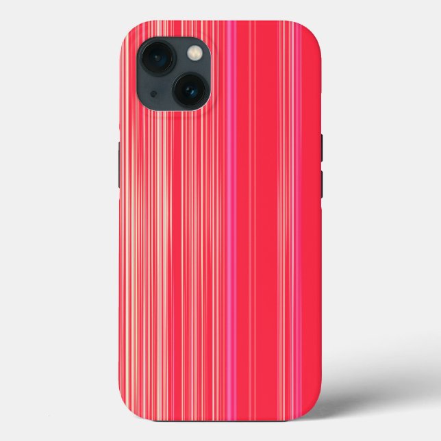 Padrão vermelho e rosado striptease capas de iphon (Verso)
