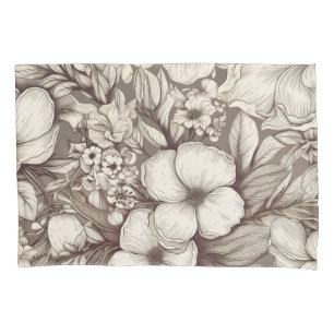Padrão Vintage Floral Sepia (10)