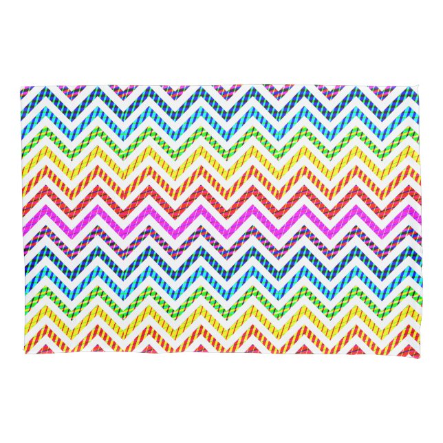 Padrão Wild Rainbow Chevron (Frente)