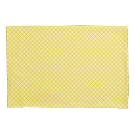 Padrão xadrez amarelo e branco exibido