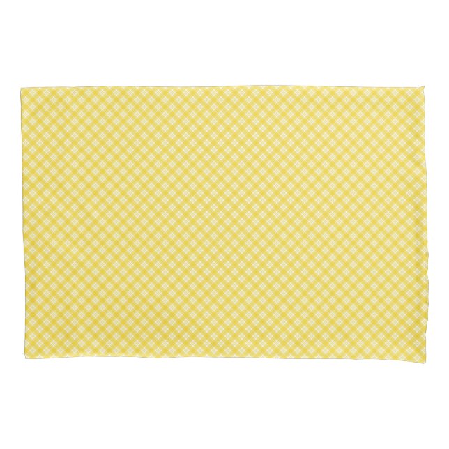 Padrão xadrez amarelo e branco exibido (Frente)
