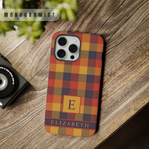 Padrão Xadrez Amarelo Laranja Roxo Personalizado