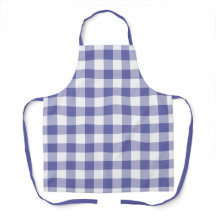 Padrão Xadrez Azul Periwinkle Tendência Branco