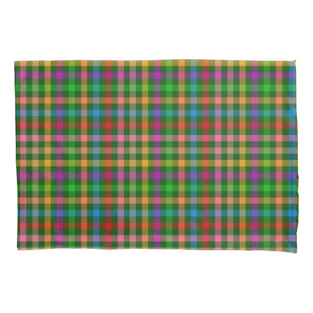Padrão Xadrez Gingham de Cor Verde  (Frente)