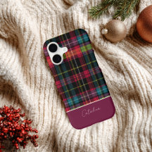 Padrão Xadrez Gingham de Inverno Personalizado e A