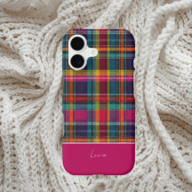 Padrão Xadrez Gingham de Inverno Personalizado e A