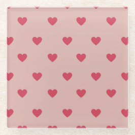 Padrão Y2K Retro Coração Cor-de-Rosa com Fundo Ros