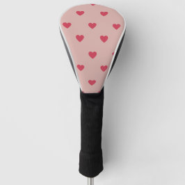 Padrão Y2K Retro Coração Cor-de-Rosa com Fundo Ros