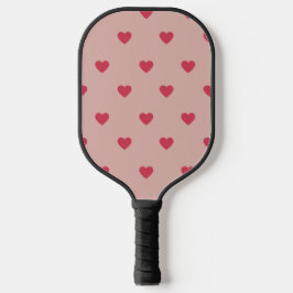 Padrão Y2K Retro Coração Cor-de-Rosa com Fundo Ros