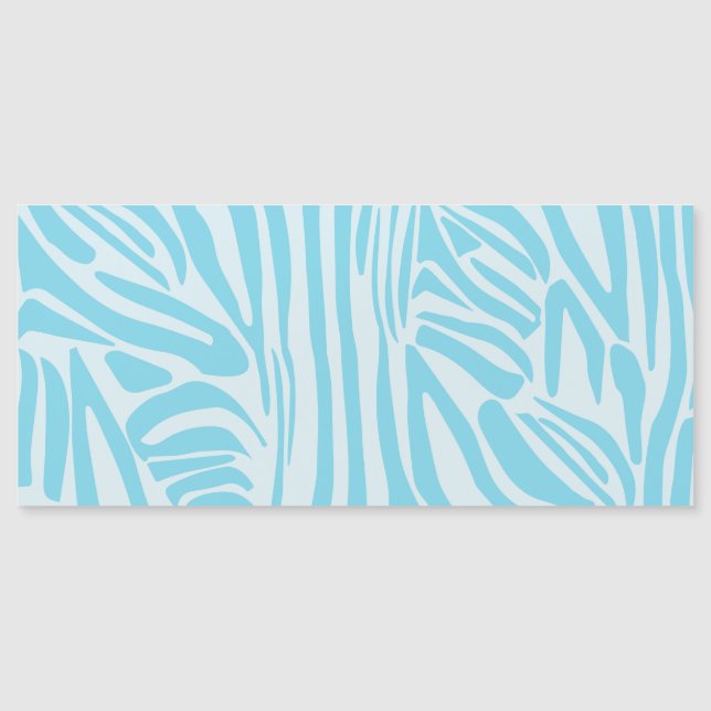 Padrão Zebra Azul (Frente)