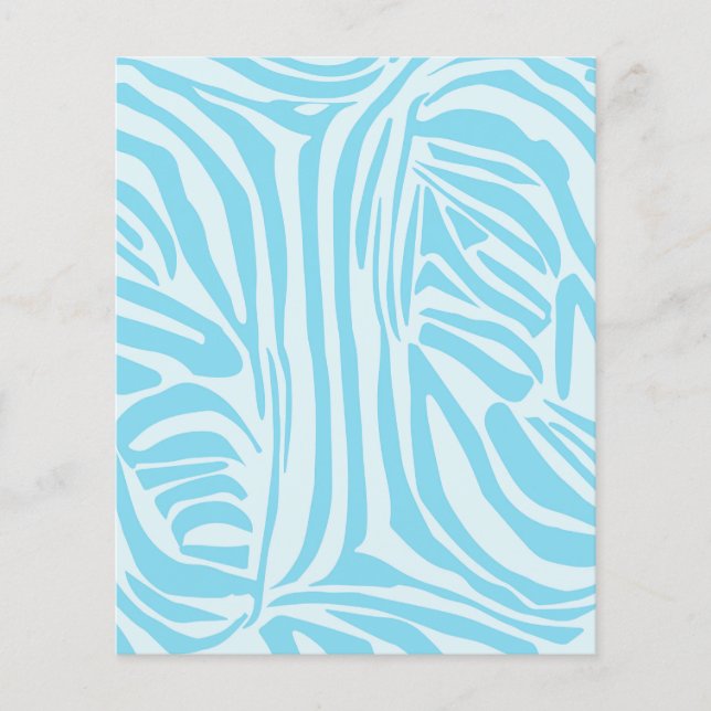 Padrão Zebra Azul (Frente)