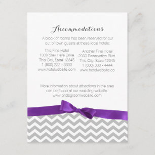 Padrão Zigzag moderno e cartão de informações do A