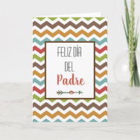 Padre Feliz Dia Del Cartão de Dia de os pais Espan