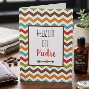 Padre Feliz Dia Del Cartão de Dia de os pais Espan