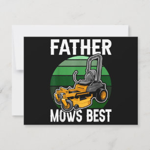 Padre Mows Melhor Engraçado Montando Retro Retro D