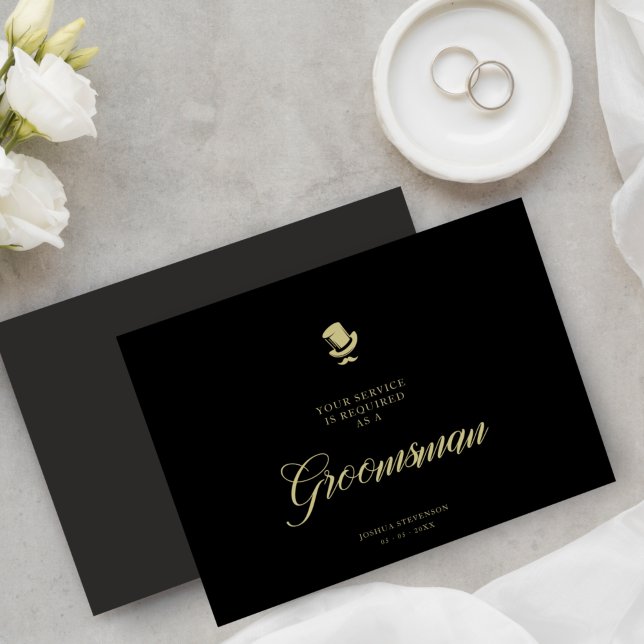 Padrinho Cartão de Proposta de Casamento Divertido (Criador carregado)