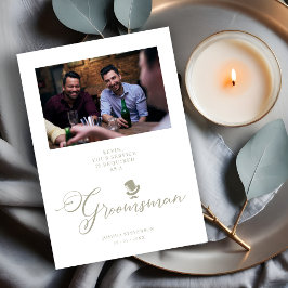 Padrinho de casamento De Casamento De Cinza De Fot