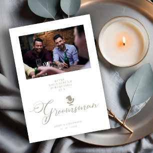 Padrinho de casamento De Casamento De Cinza De Fot