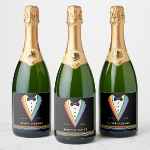 Padrinho de casamento personalizado do arco-íris p