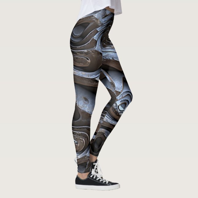 Padrões abstrato 1 Leggings (Direita)