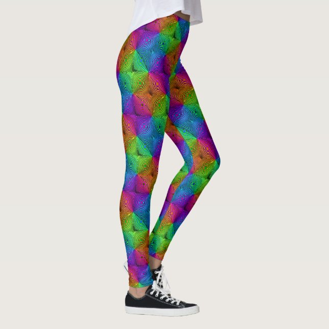 Padrões abstrato 3 Leggings (Direita)