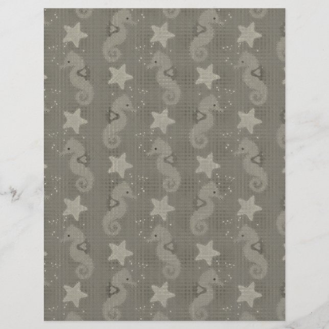 Padrões Antigos Para Cavalo De Maré E Frigorífico (Frente)