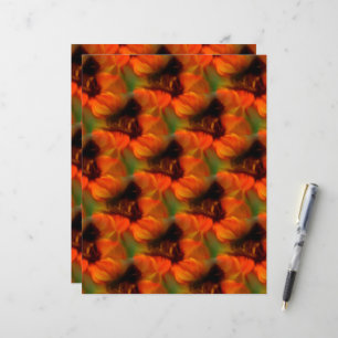 Padrões De Arte De Abstrato Laranja E Castanho