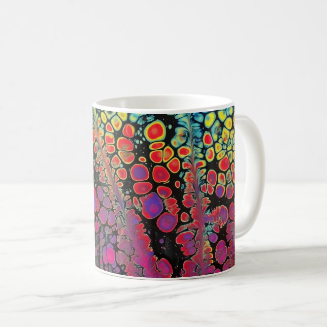 Padrões de Canecas Vibrantes: Loja Zazzle Hits! (Frente Esquerda)
