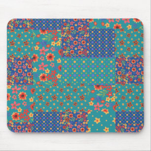 Padrões de correção Faux nostálgicos Mousepad