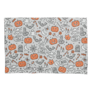 Padrões de Doodle de Halloween para Crianças Bonit
